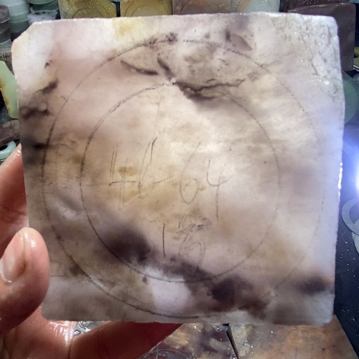 未镶嵌手镯石英质玉定制手镯