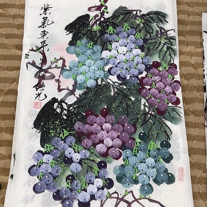 国画花鸟等多种形式为广大