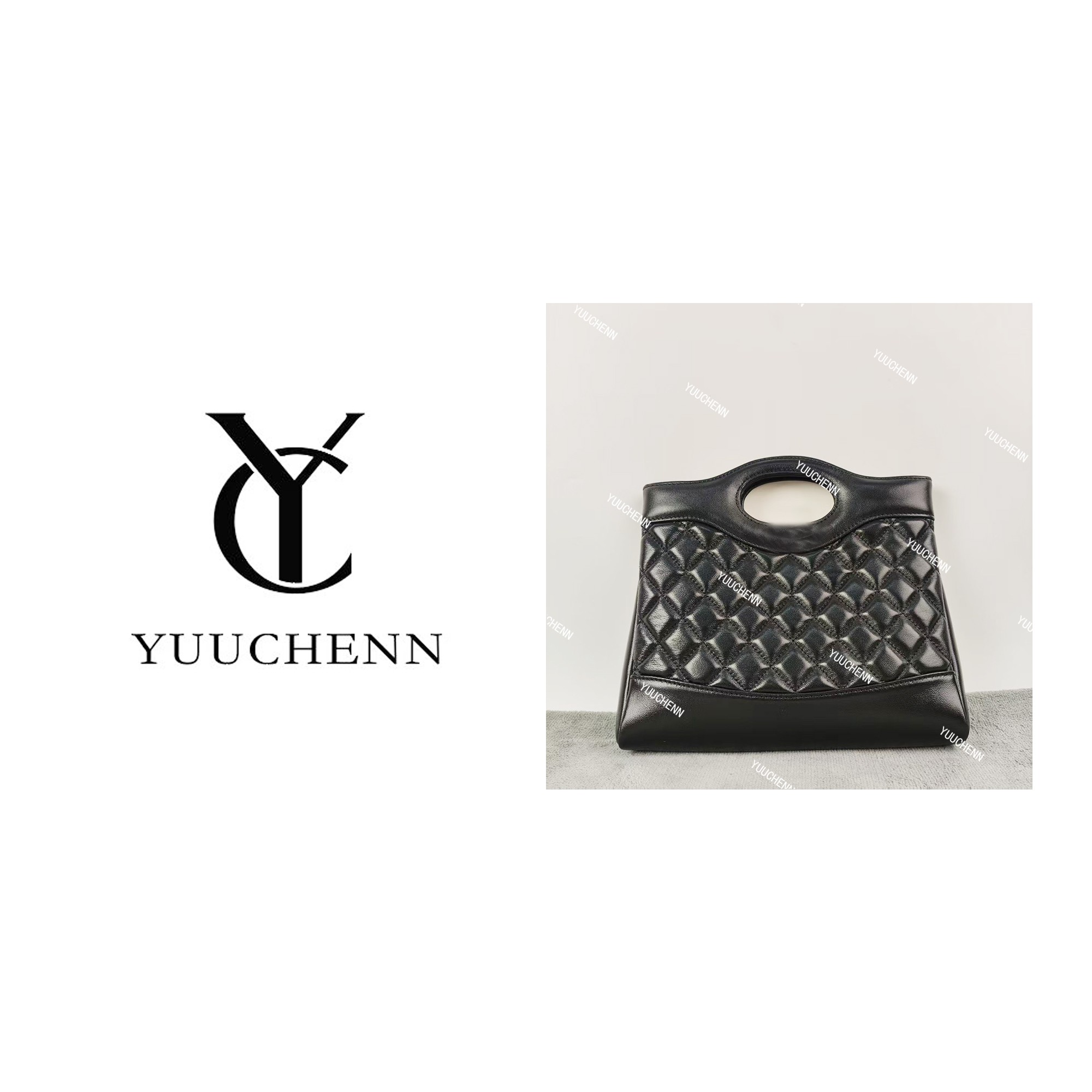 YUUCHENN/22cm原创设计高定真皮包 HH6115