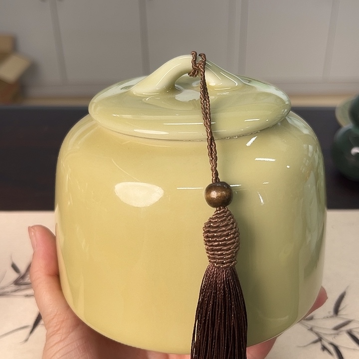 龙泉云间青瓷小米茶器