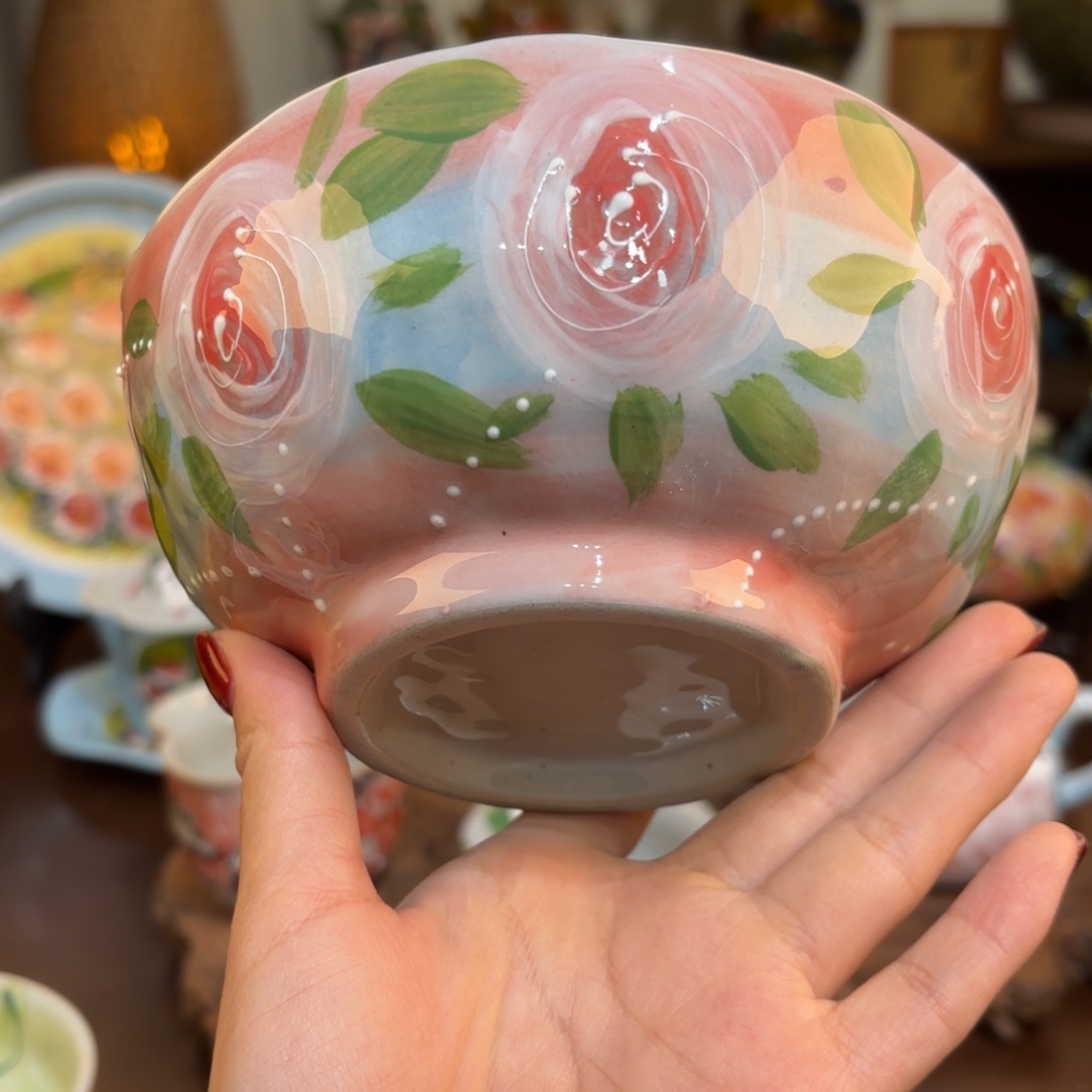 景德镇手绘高温釉下彩陶瓷茶具