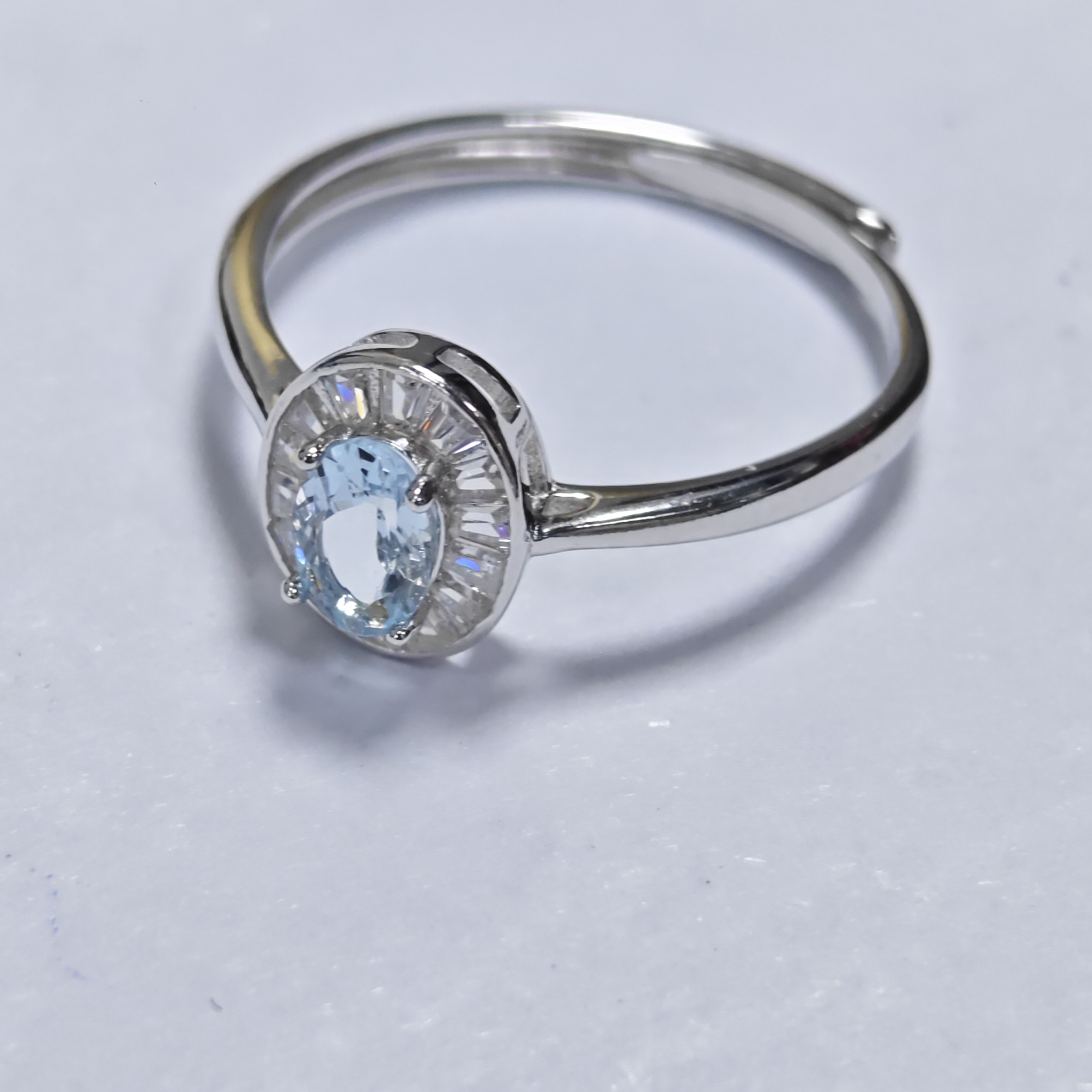 【书记甄选】天然原创海蓝宝戒指 多样性发一件 8261QBX