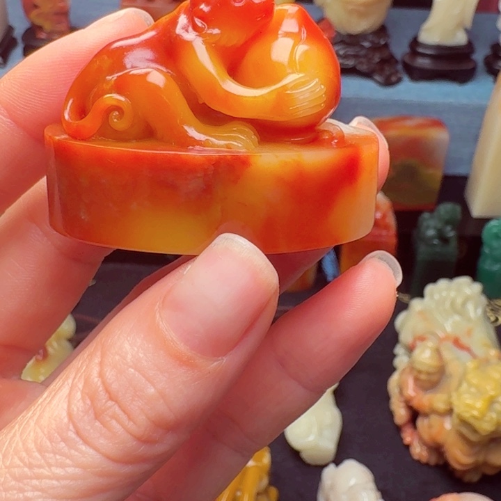 寿山石印石高*图寿山石芙蓉