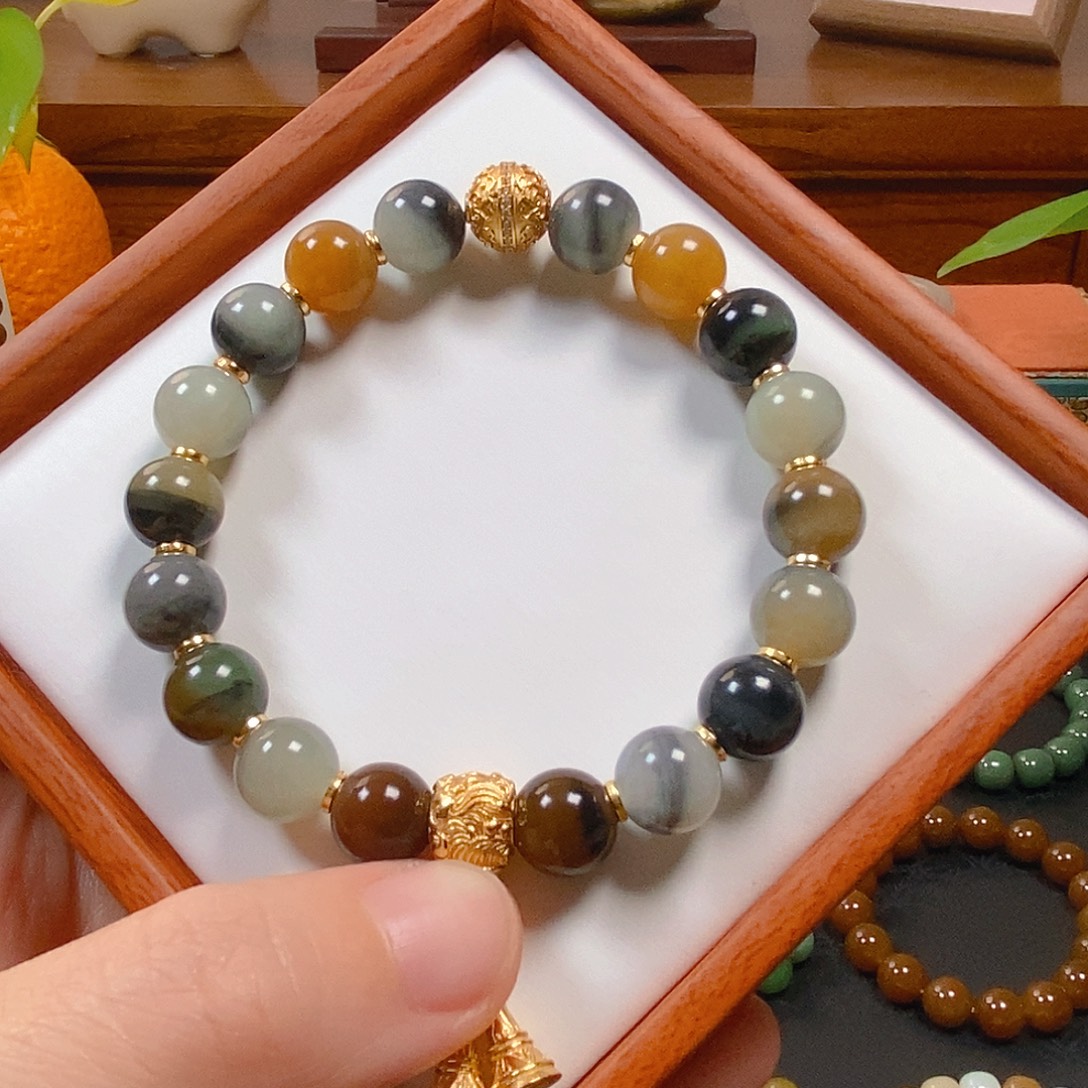 和田玉未镶嵌手串