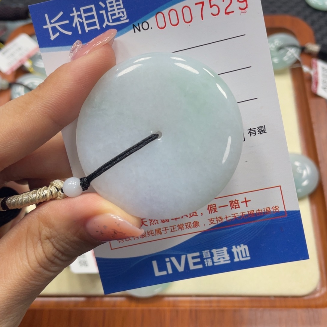 翡翠颈饰未镶嵌翡翠吊坠x 7529