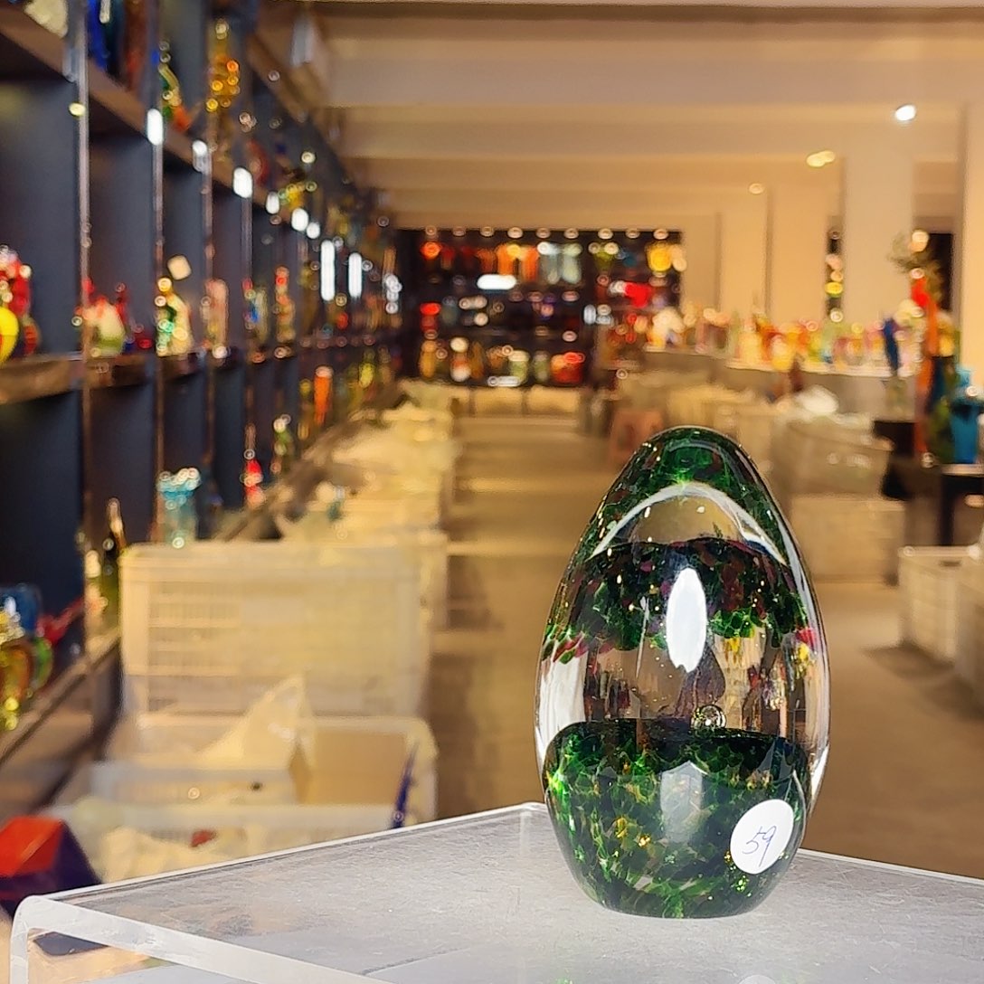 手工艺品琉璃琉璃岛是个大的火山