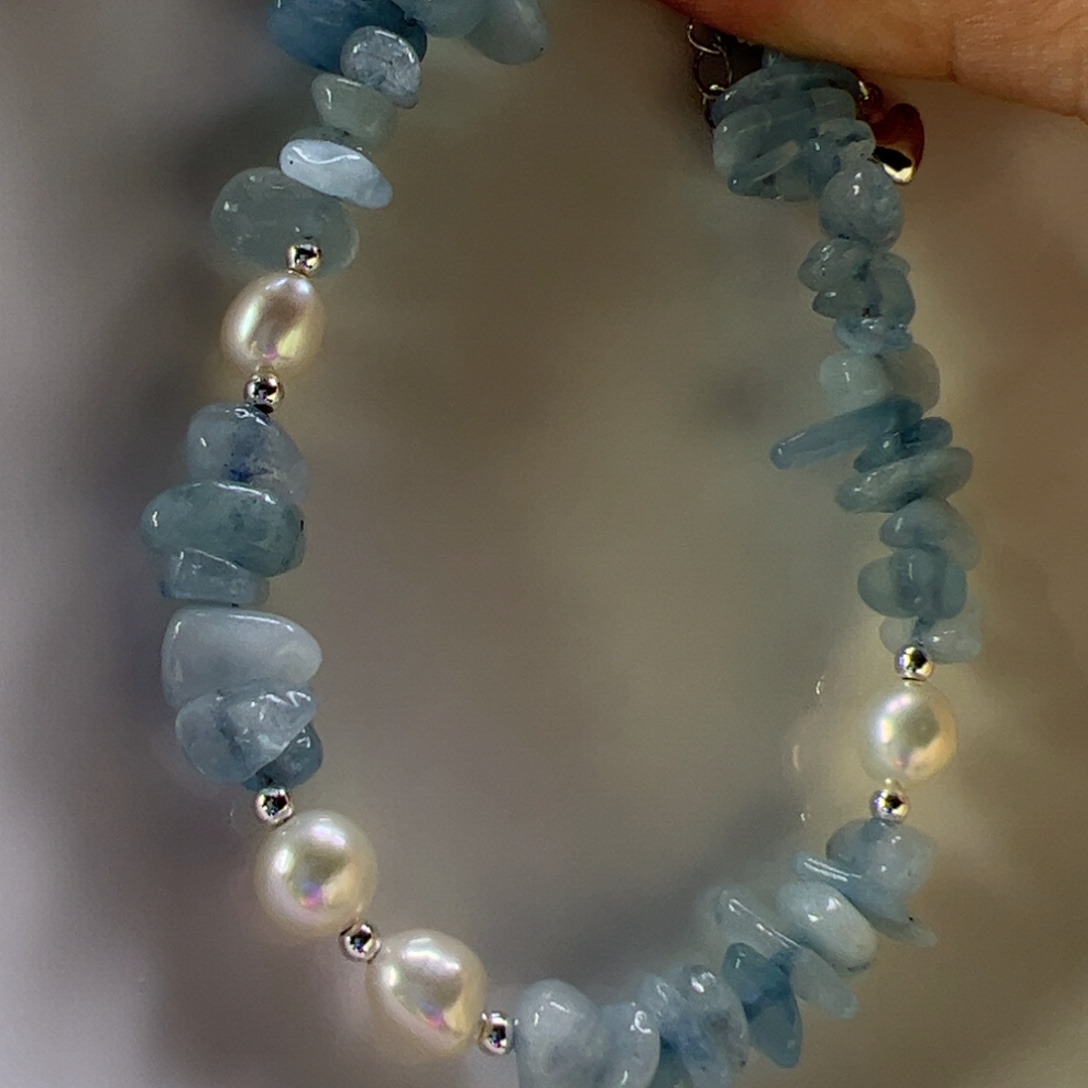 合金淡水珍珠手绳