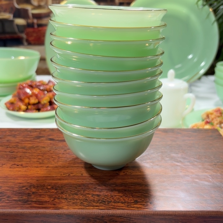 景德镇高端玉瓷套装碗盘单品