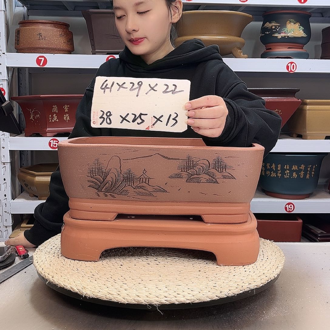 紫砂花盆紫砂花盆