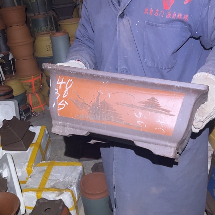 紫砂花盆紫砂花盆也