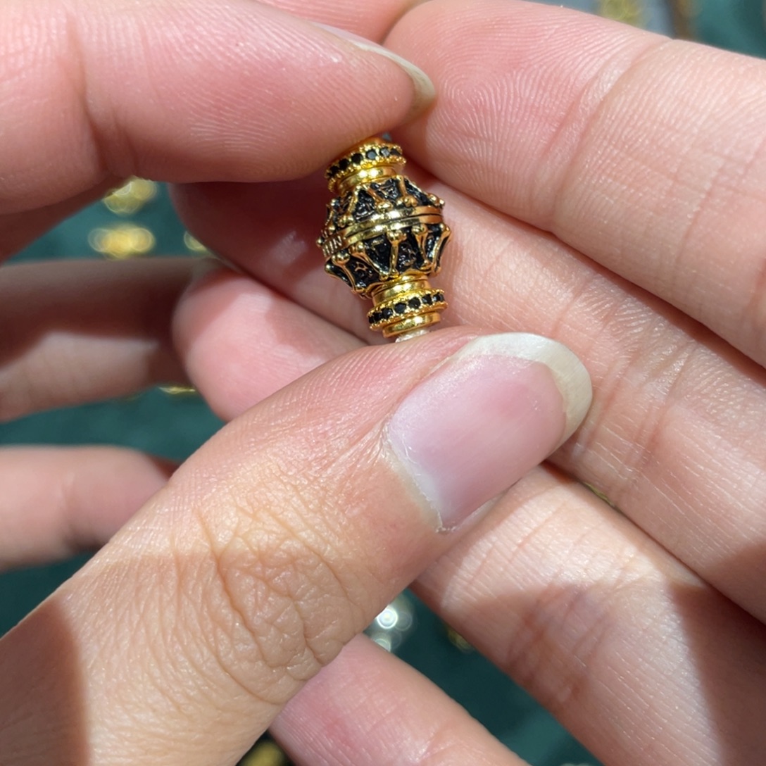 阿***长10梵金古珠轴一套