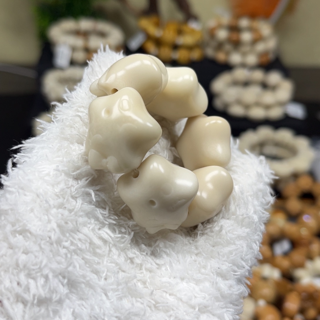 菩提根/象牙果吊坠2.10.57蝴蝶结星星手捻