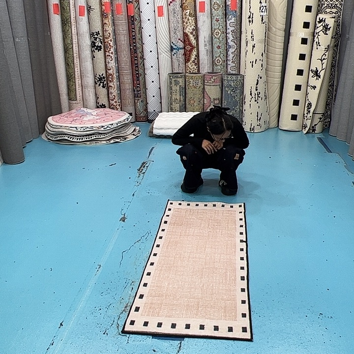 混纺60×160误差正负1-3厘米TPR底精编细砂仿羊绒微瑕特价