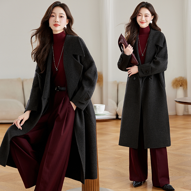 1001-1025常规款秋冬扎染女毛呢外套气质冬季显瘦女装【非主图款】