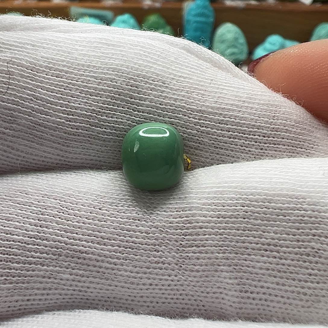 绿松石老型珠 未镶嵌