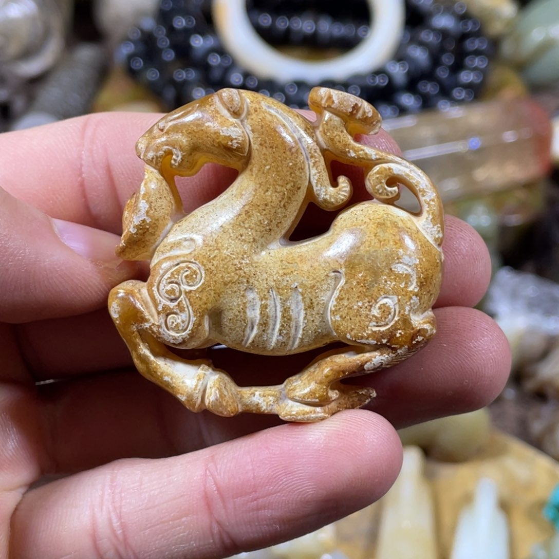 和田玉吊坠(不含链)未镶嵌