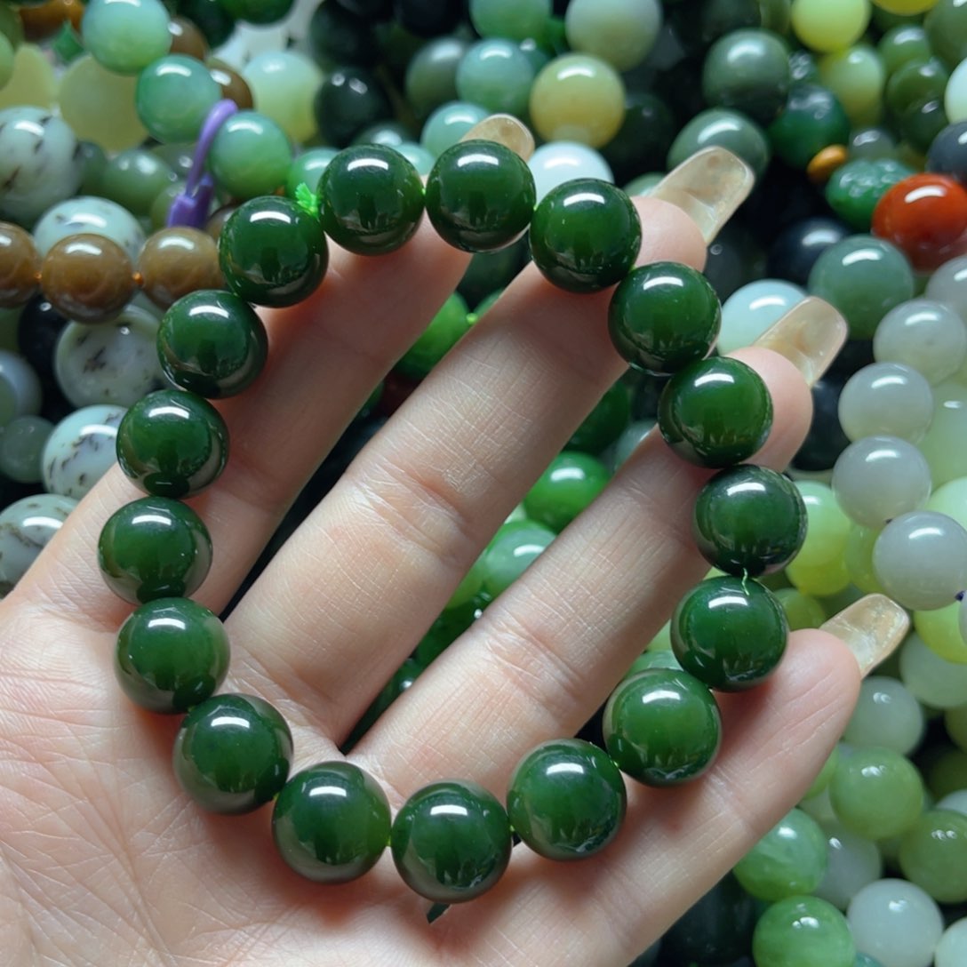 和田玉手串未镶嵌