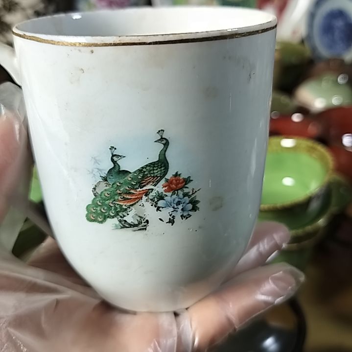 盘瓷片陶瓷杯盘壶碗都有