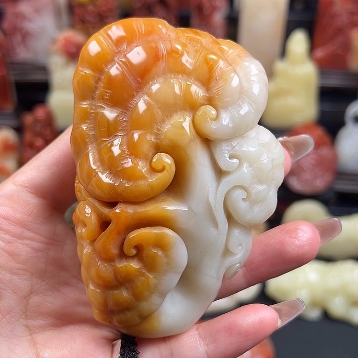 寿山石老性芙蓉石