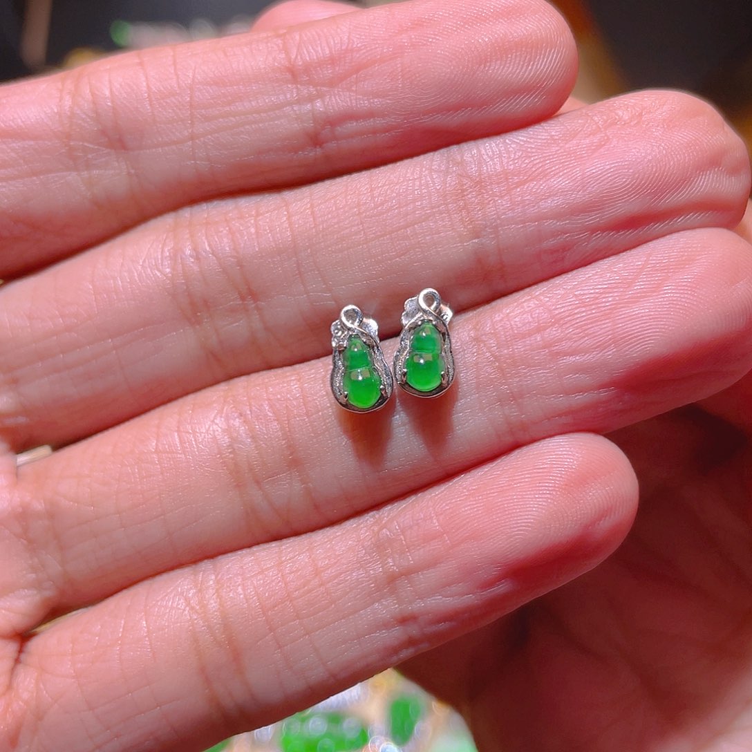 翡翠吊坠(不含链)银S925镶嵌