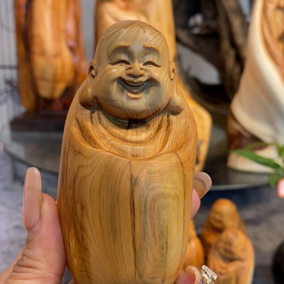 【闪购商品】柏木（崖柏）根雕木雕工艺品摆件，满十送一手把件