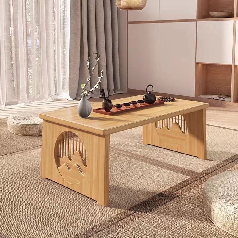 榻榻米茶桌可折叠炕桌家用新中式炕几矮桌卧室高档茶几飘窗小桌子
