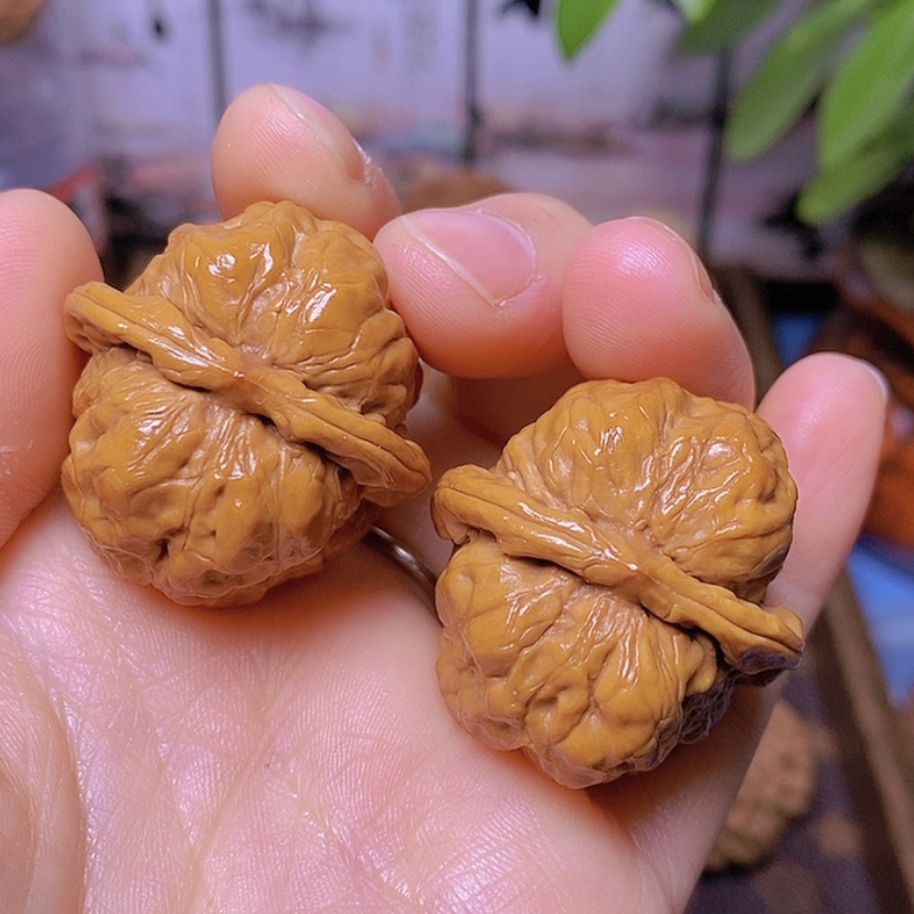 【闪购商品】文玩核桃把件杨****?全品小蛤蟆头33