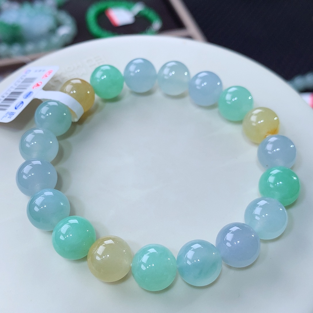 未镶嵌手串翡翠翡翠卡10