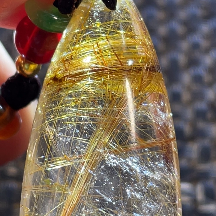 水晶颈饰未镶嵌木**纺