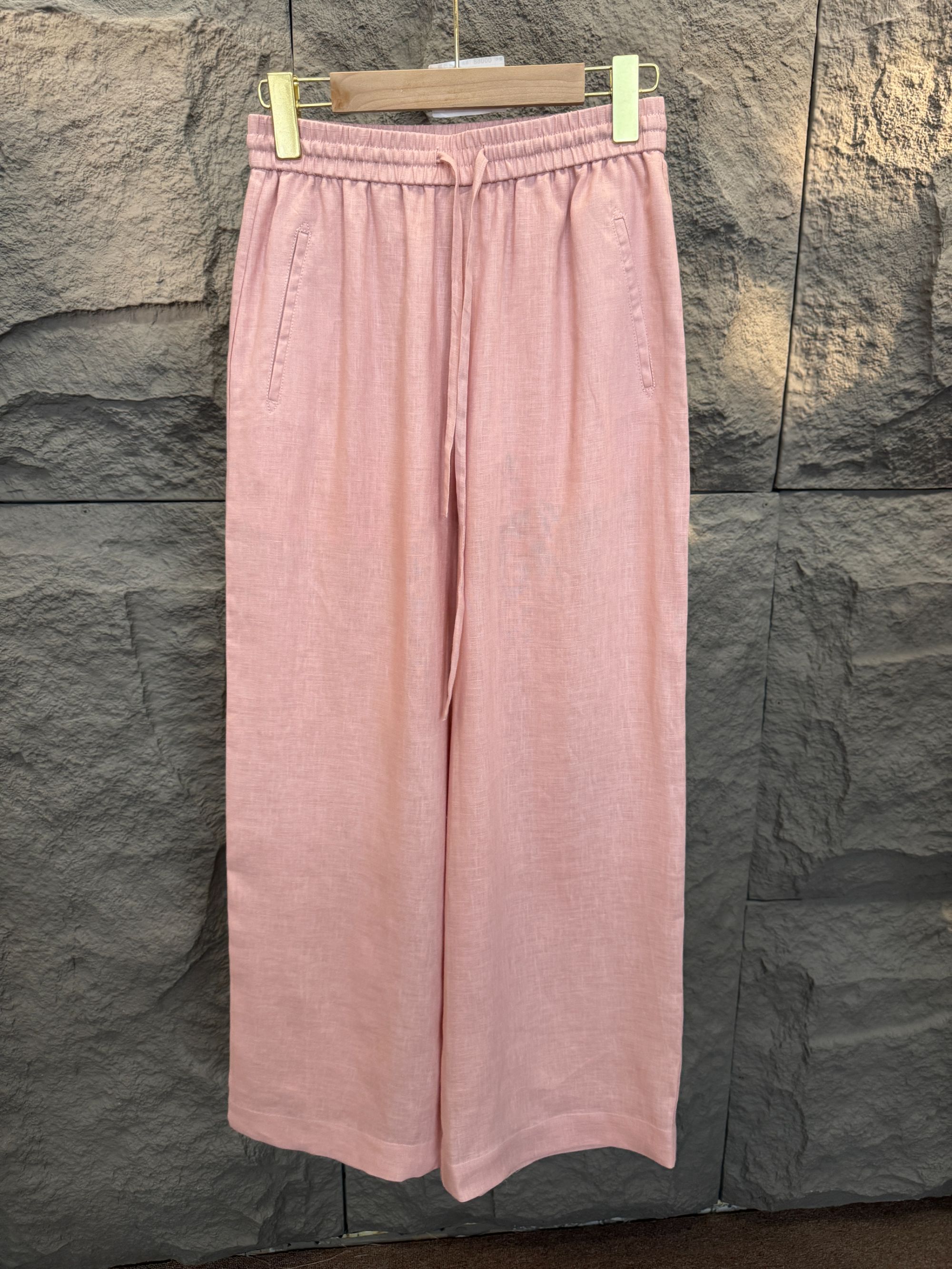 00065【阿M订单】时尚宽松松紧腰女装百搭微弹力休闲裤0099