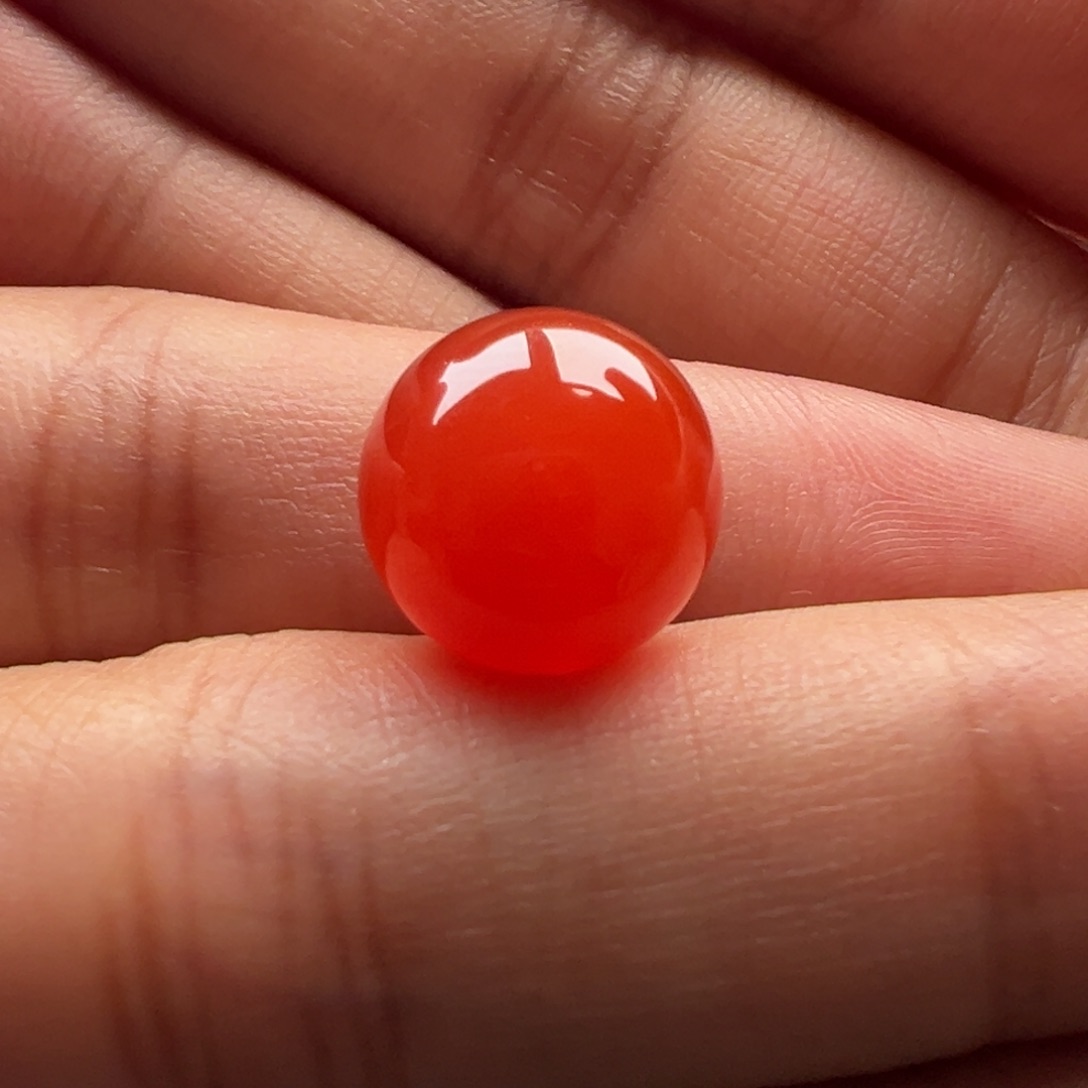 南红玛瑙圆珠12.2未镶嵌