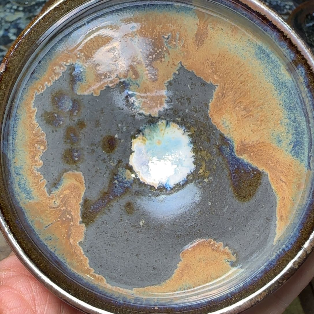 柴烧建盏茶盏茶杯889