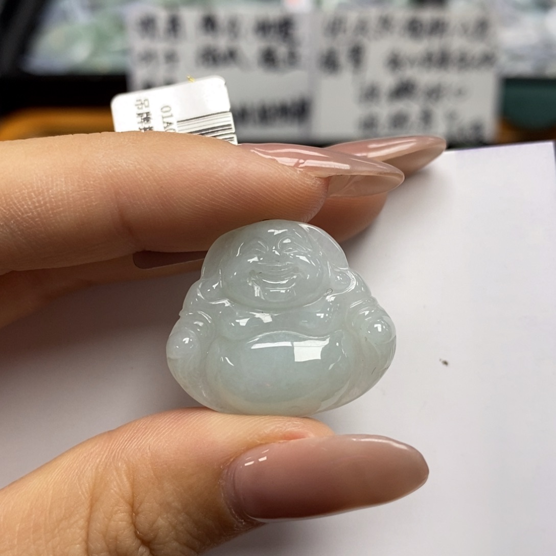 颈饰未镶嵌翡翠佛公