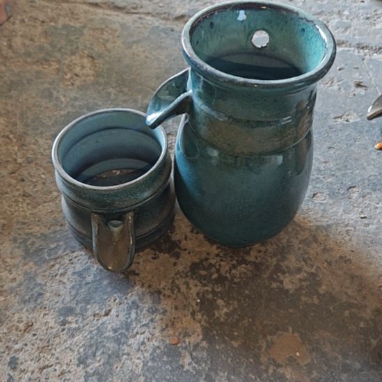 【闪购商品】1428-1313蓝色两个瑕疵竹觉