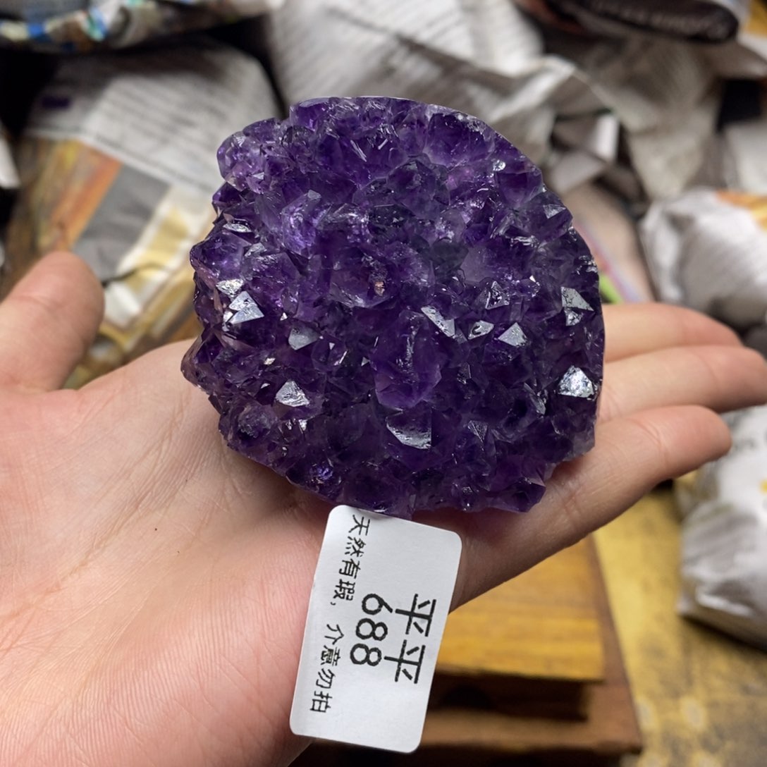 紫晶乌拉圭未镶嵌