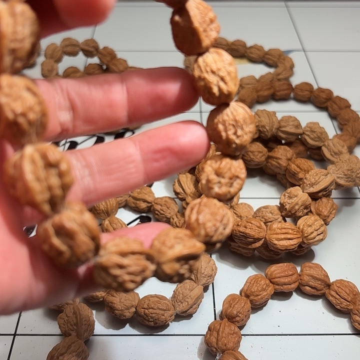 蓝***天文玩核桃吊坠1.6加小金蟾蛤蟆头手串