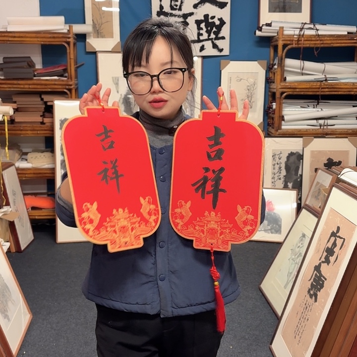 国画手绘作品欣赏一对