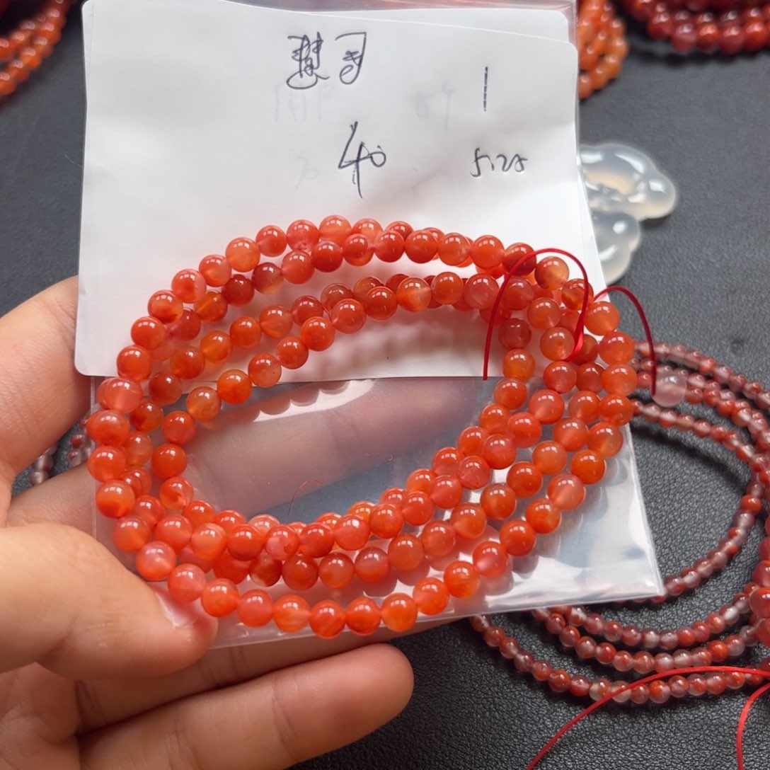 南红玛瑙手串未镶嵌慧*哥