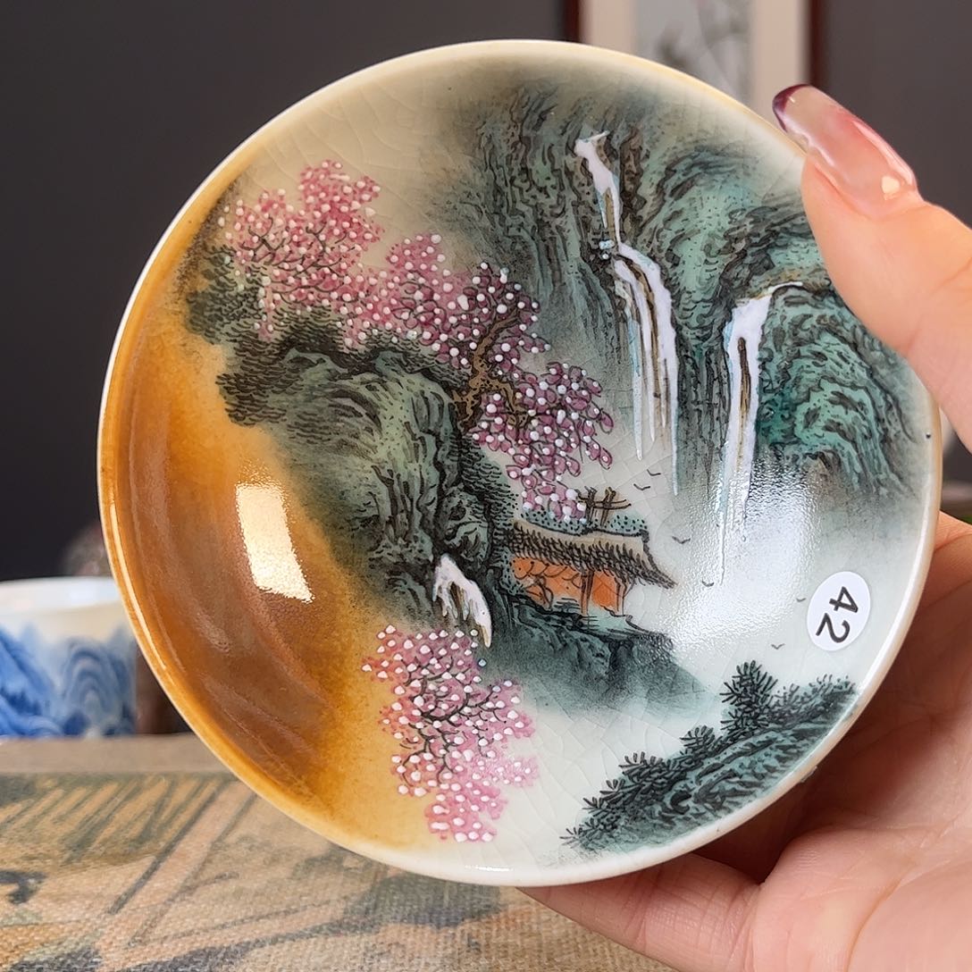 杯景德镇陶瓷茶杯多人