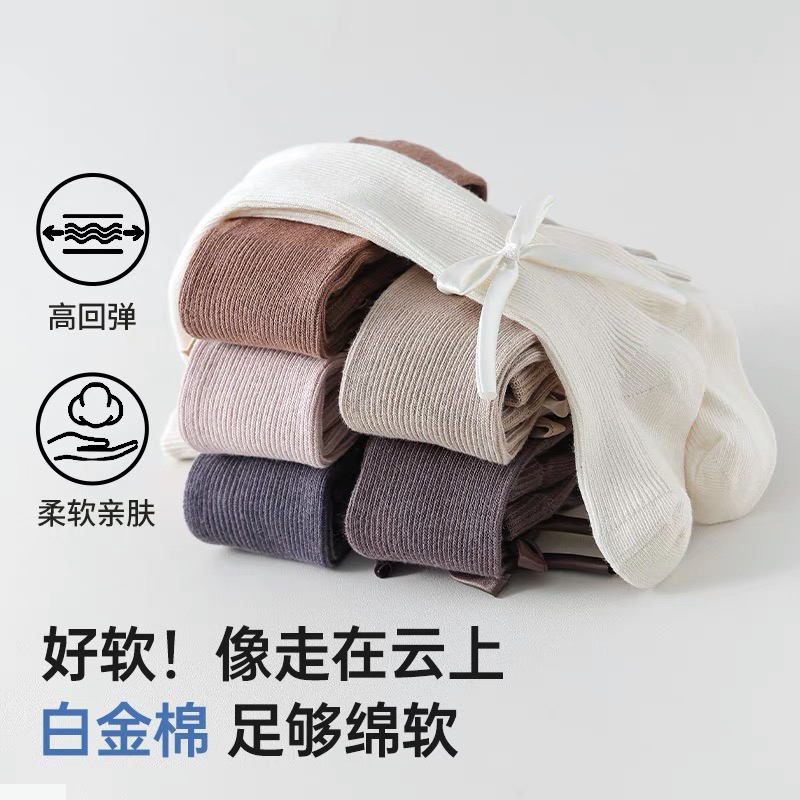 25年A类新款韩系蝴蝶结大屁屁裤棉质连裤袜外穿春秋白色不掉档