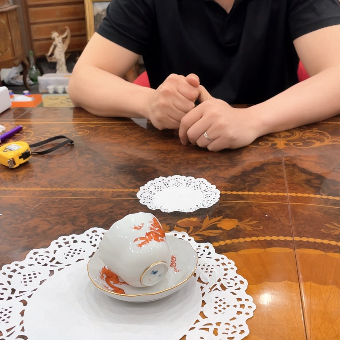 瓷片中古二等摩卡杯