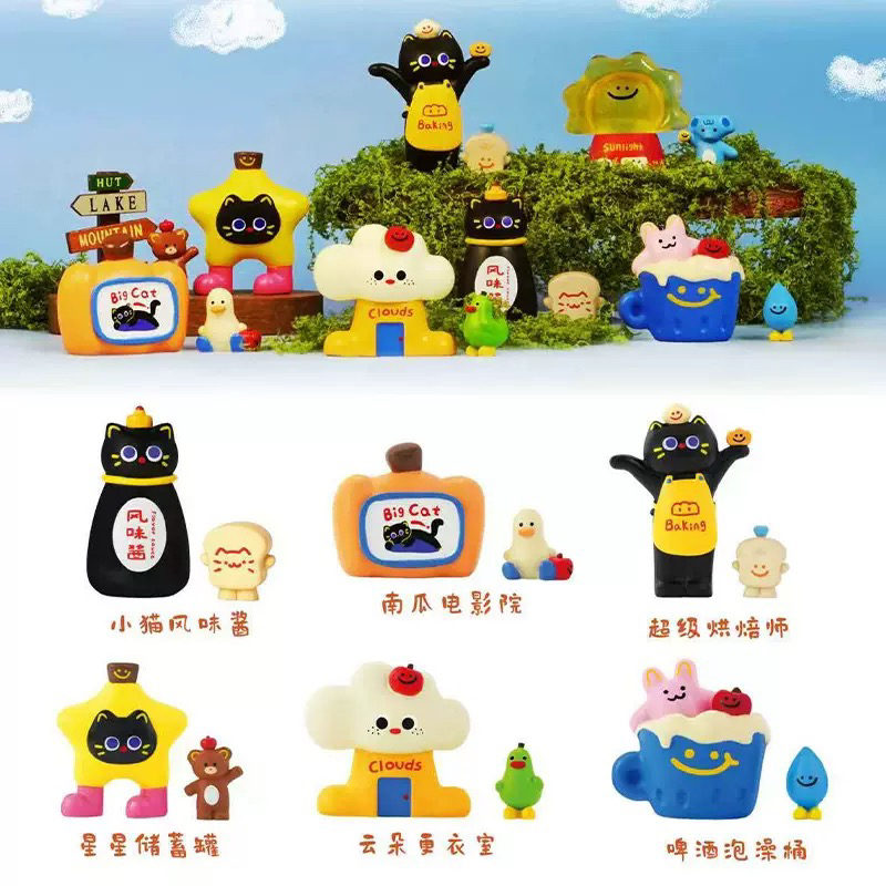 【帮拆】HoppoFriends时光物语卡通手办盲盒创意摆件装饰