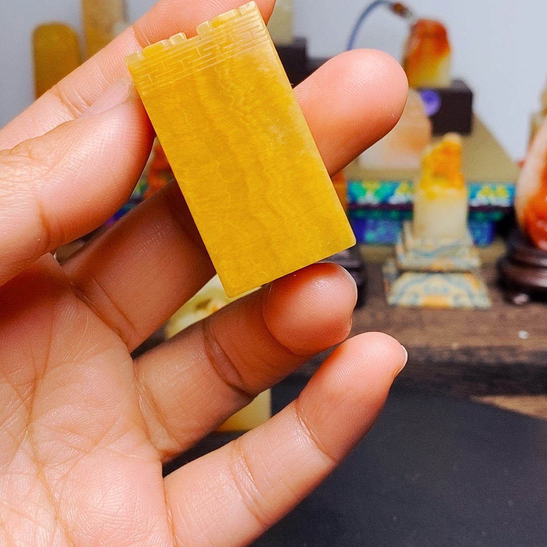 豪***哥寿山石印石杜陵印章