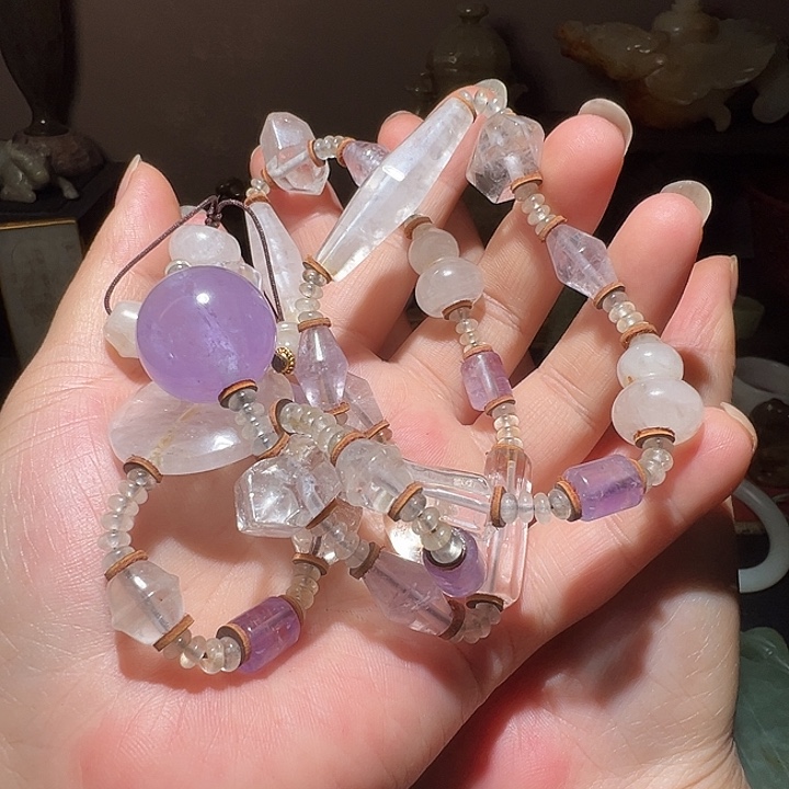 未镶嵌颈饰水晶烘****爷