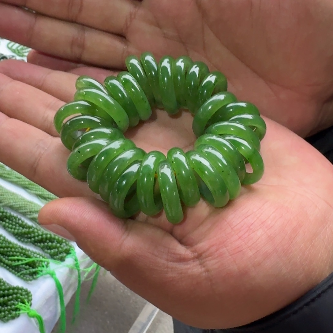 和田玉未镶嵌戒指多样性发货拍一发一