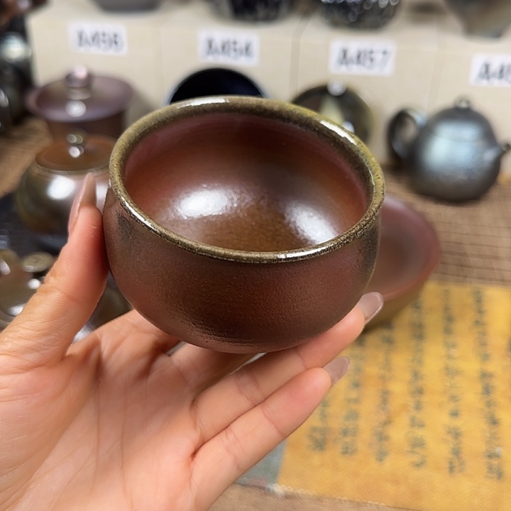 云南建水紫陶古法柴烧壶