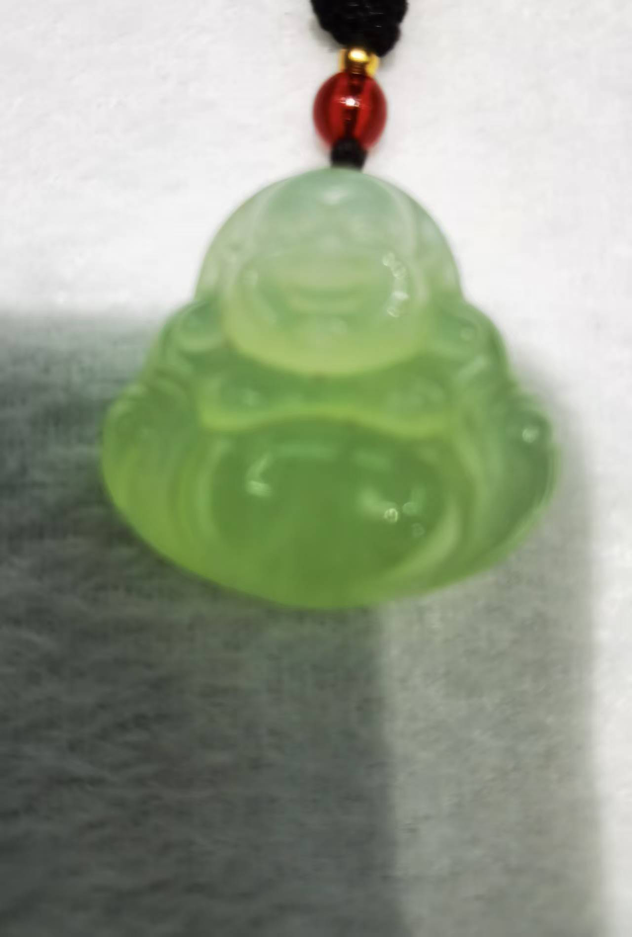 岫玉佛公挂件精品