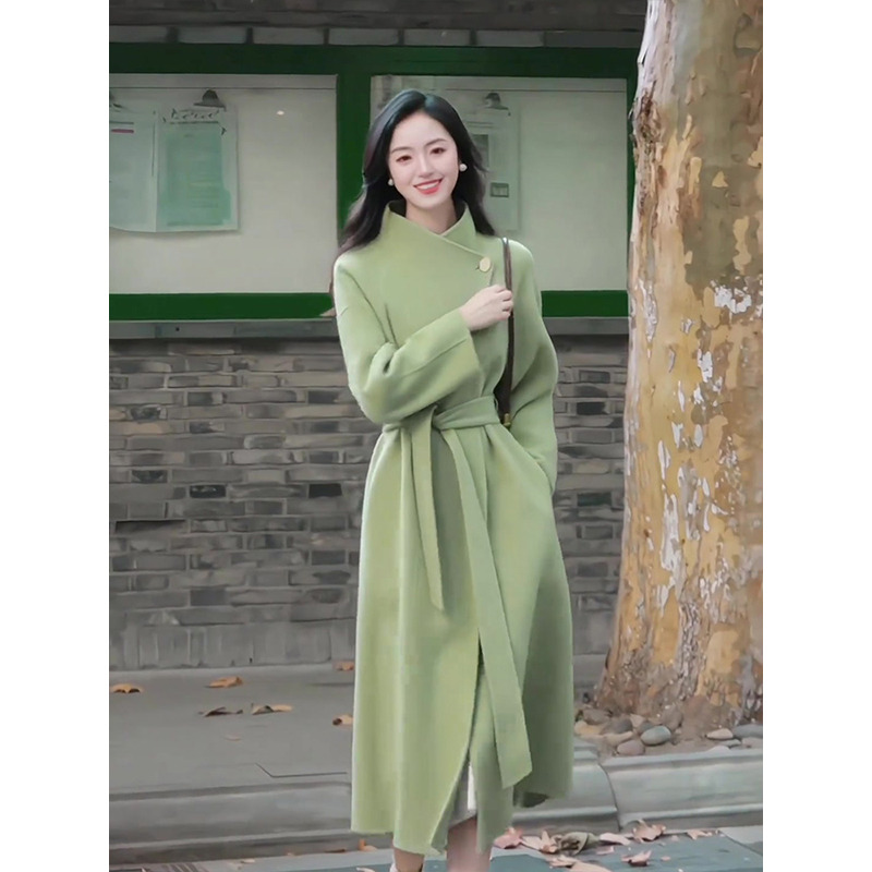 冬季韩系气质高级感中长款呢子大衣JYFSSJ23120 410511