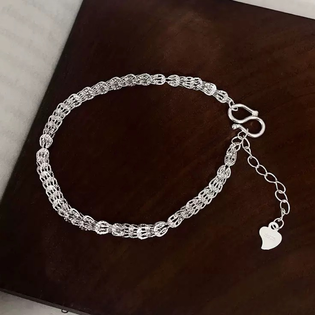 925银手链 通体925纯银【凤尾手链】气质时尚百搭简约女款