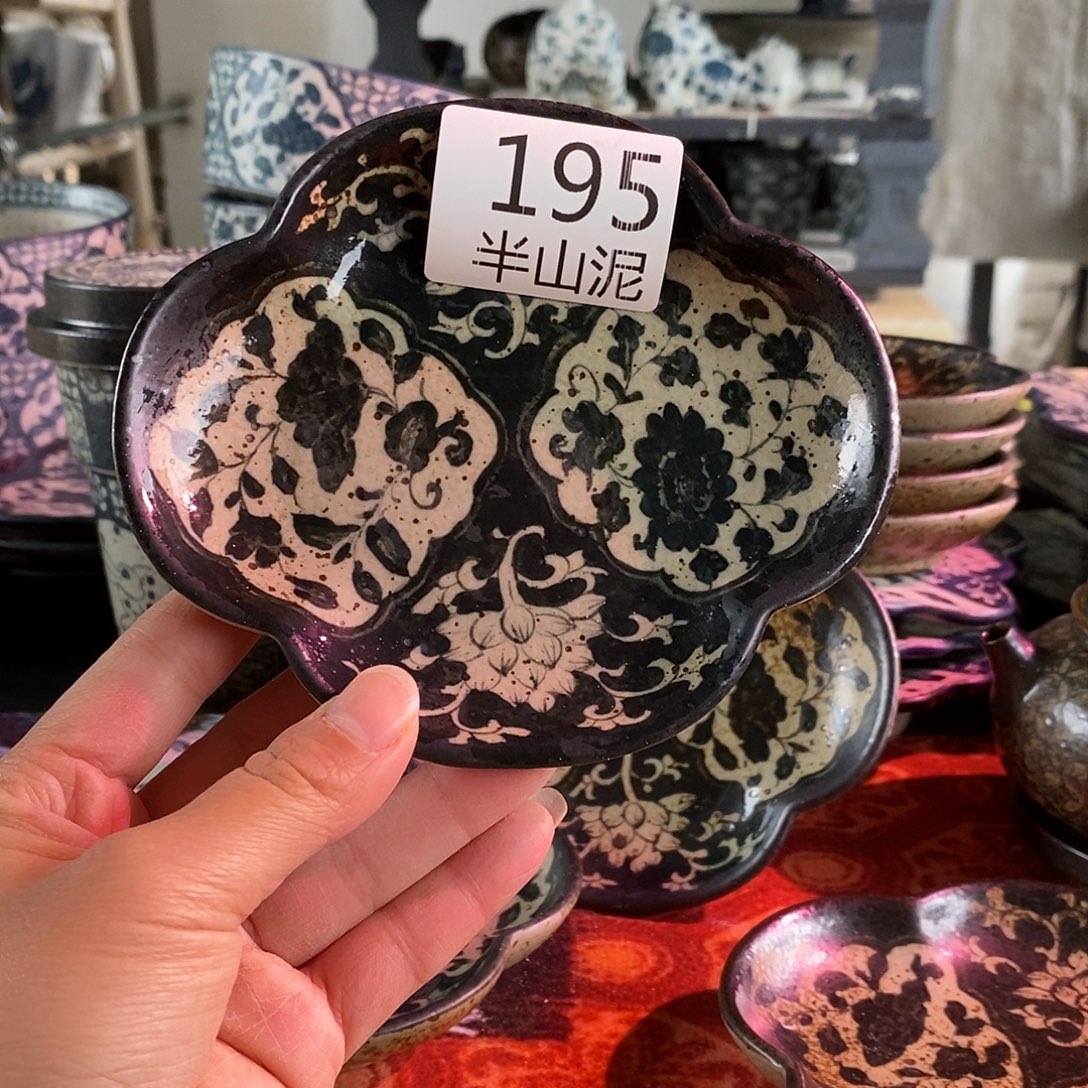 陶手工手绘青花高温陶瓷